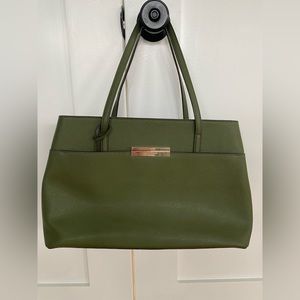 Kate Spade Olive Green Medium Sized Tote Bag Purse